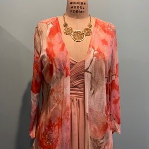 Chico’s floral printed cardigan